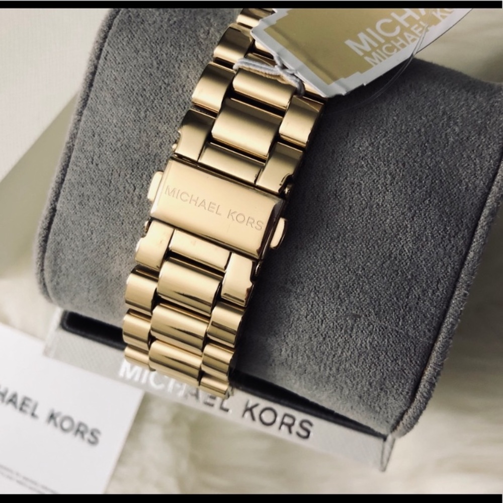 Michael Kors Gold Plated Steel Bradshaw watch